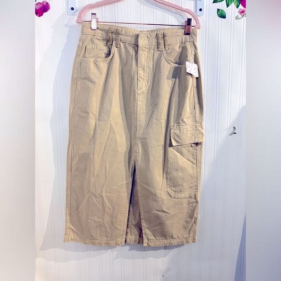 Free People Cargo Skirt Sz 27 - Picture 1 of 6